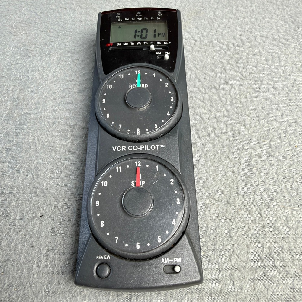 Vintage VCR Co-Pilot Programmable Timer Remote Control 99B Tested Working